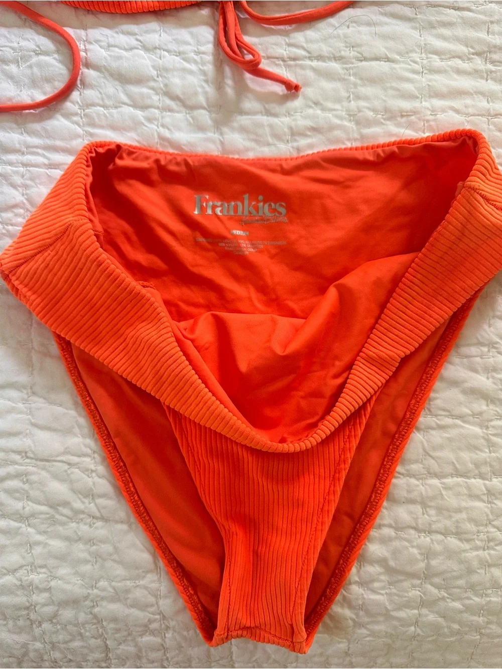 Frankies Bikinis vibrant ribbed